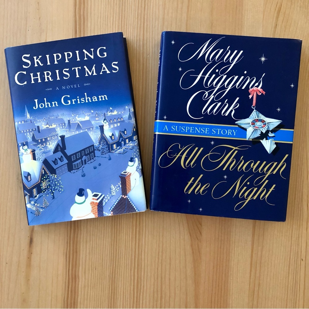 Set of 2 Christmas Books (John Grisham & Mary Higgins Clark)